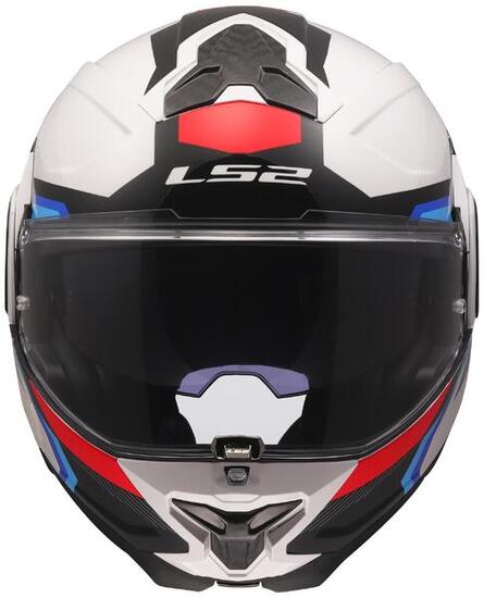 Kask modułowy LS2 FF910 Advant II Triple 3XL biały/niebieski/czerwony