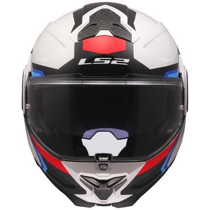 Kask LS2 FF910 Advant II Triple Flip-up XXL biały/niebieski/czerwony