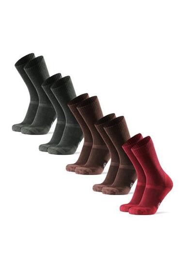 Wandersocken warm Merinowolle Winter 5 Paar
