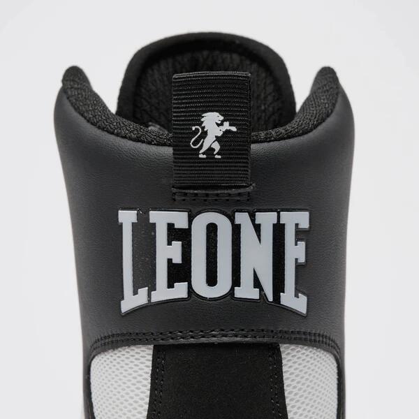 Bota de Boxe Leone1947 PREMIUM Preto e Lima Tamanho 41 5/7