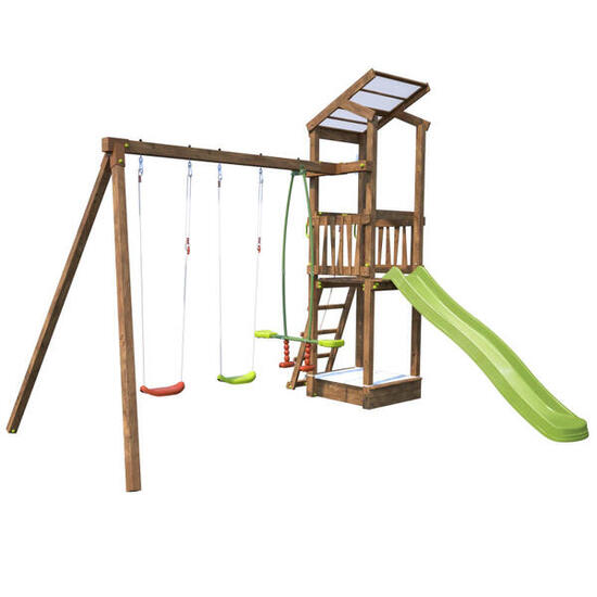 Aire de jeux avec toboggan HAPPY SWING 120