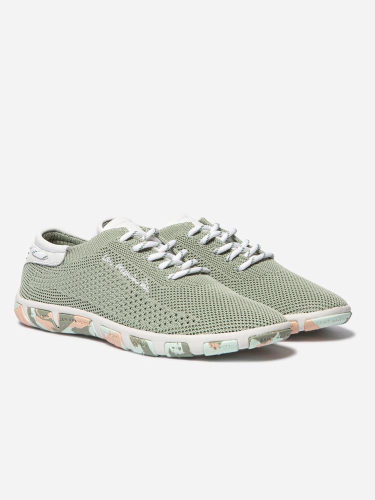 Tennis toile Femme - JAZARIA Argile Pêche Camo 4/5