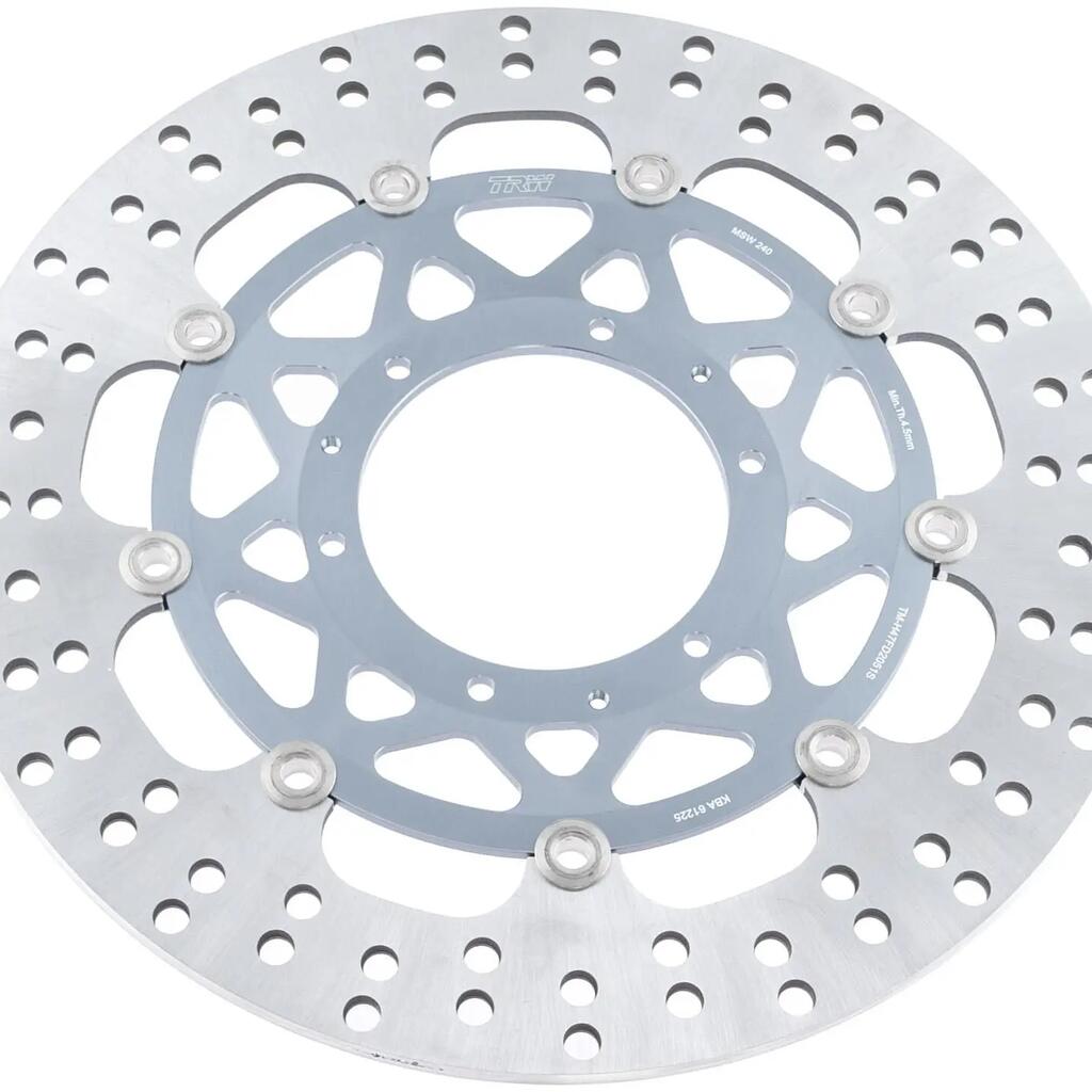 TRW‑Lucas MSW240 Floating Brake Disc with Aluminium Centre (KBA Certified).