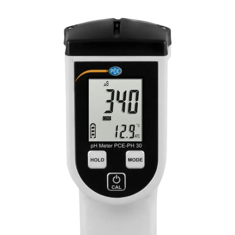 Medidor multiparámetro PCE-PH 30R PCE pH ORP Conductividad TDS Salinidad Temp 2/4