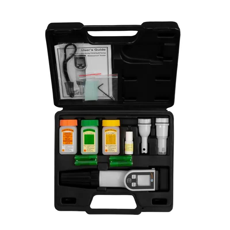Medidor multiparámetro PCE-PH 30R PCE pH ORP Conductividad TDS Salinidad Temp 4/4