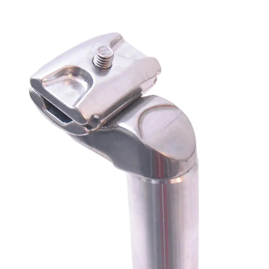Aluminium seatpost 30.8 x 350 mm for ATB bikes, silver.