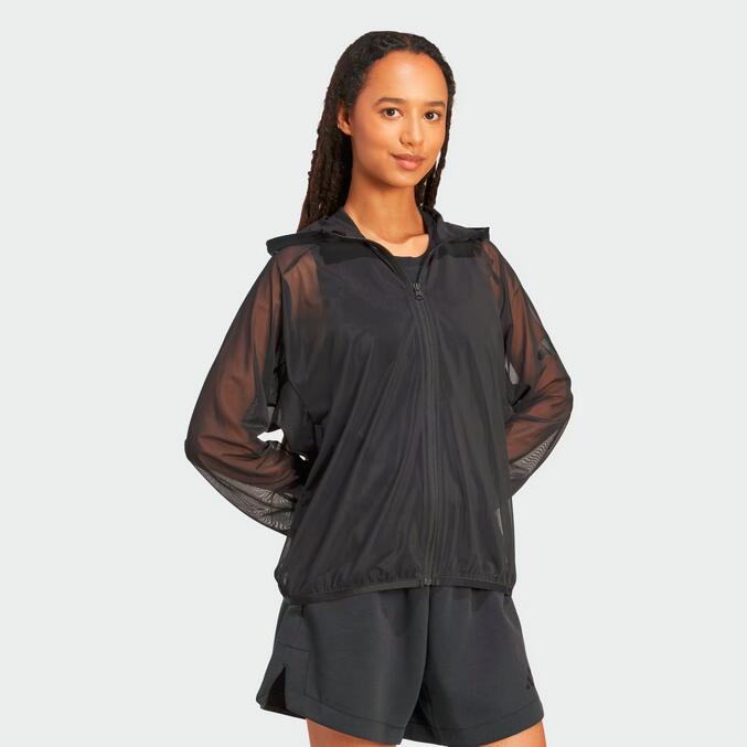 Giacca donna adidas soft lux- nero 3/7