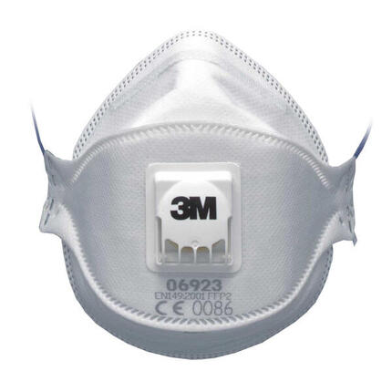 3M Masque de protection FFP2 Prévention Bactérie EN 149 Anti-pollution EN 149