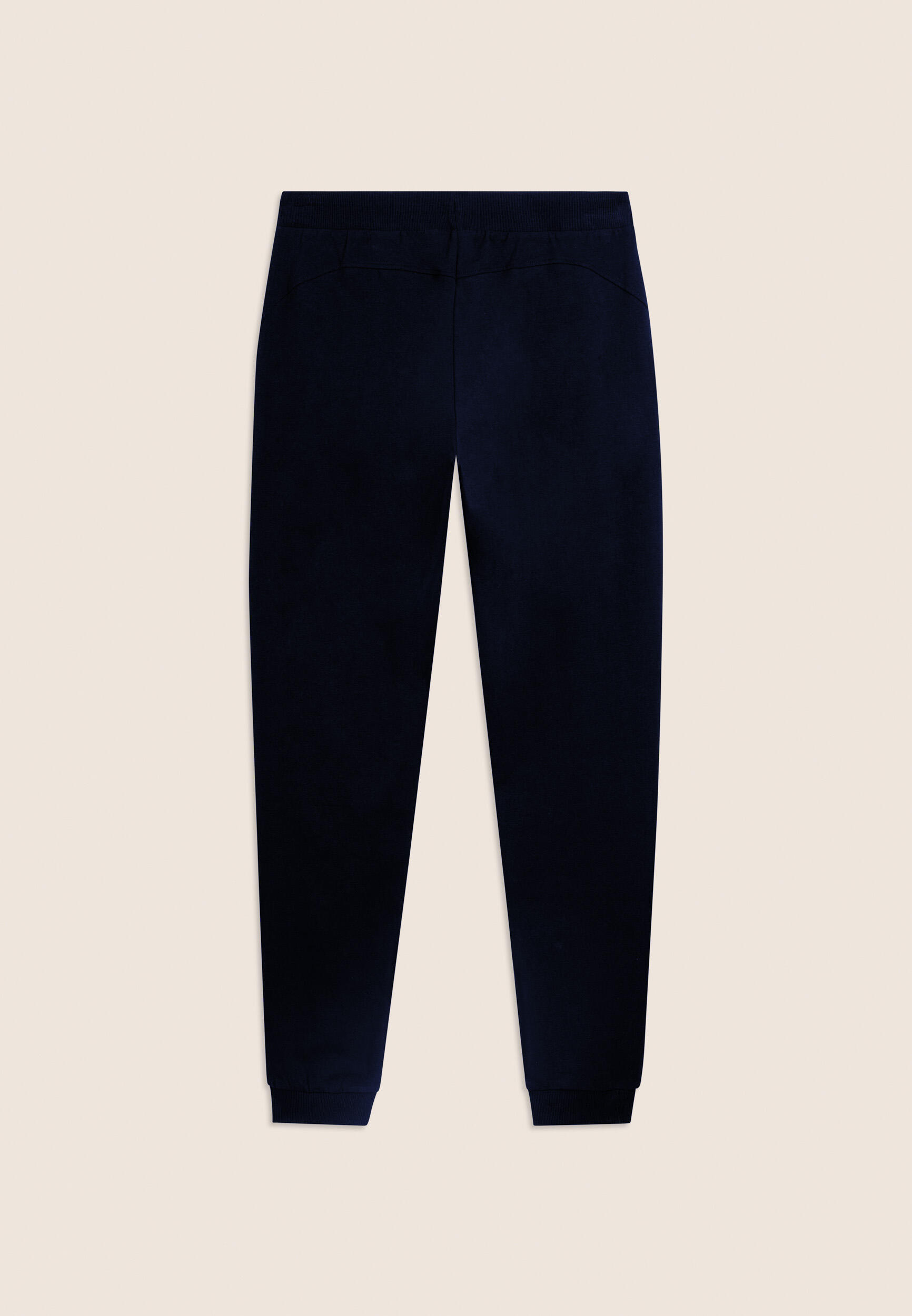 Pantaloni Sportivi con Polsini e Vita in Costina 6/7