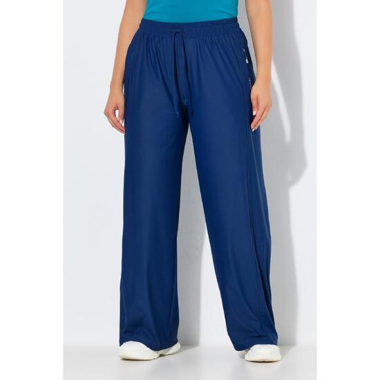 Damskie Funkcyjne spodnie treningowe szerokie nogawki elastyczny pas