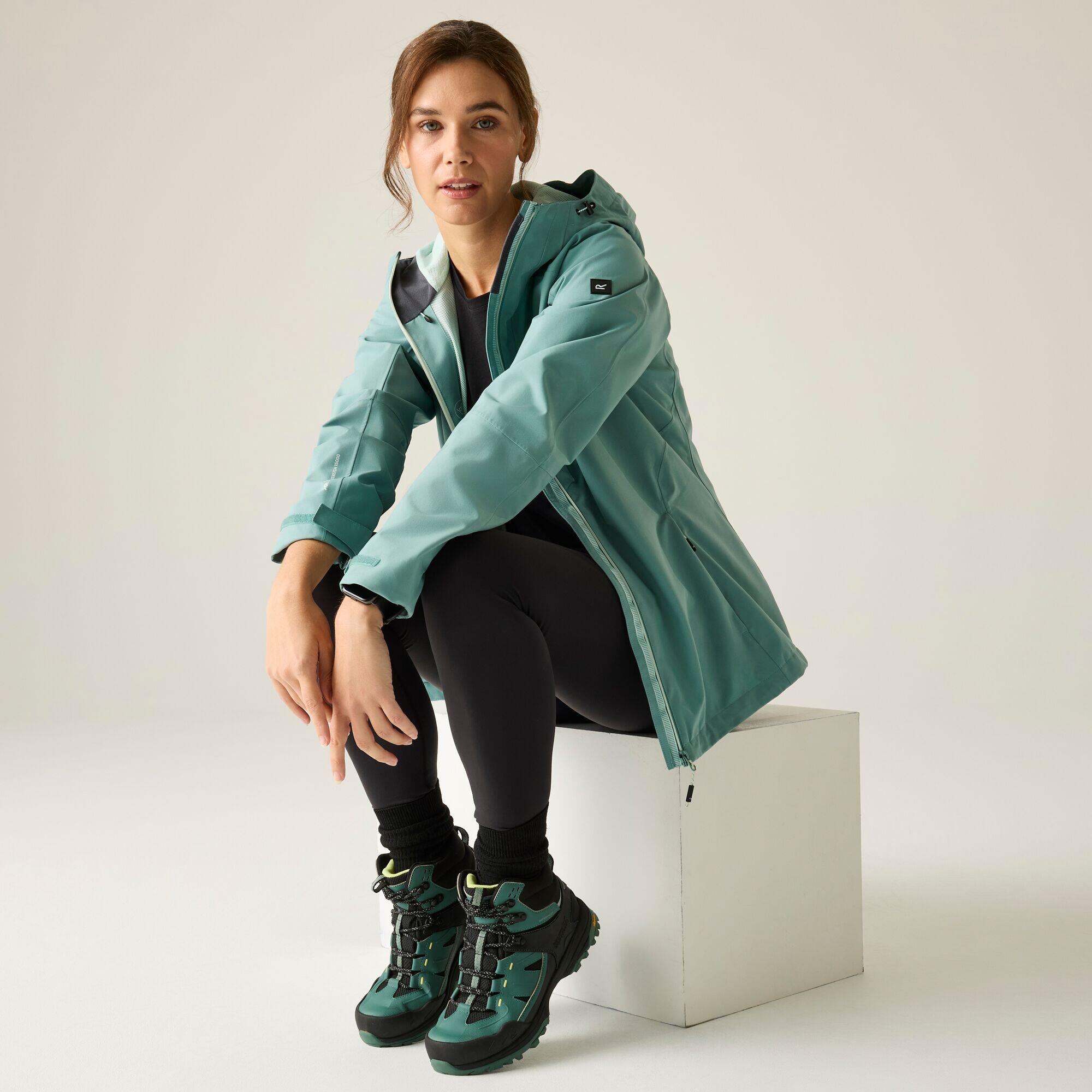 Chaqueta senderismo mujer impermeable Regatta Birchdale 4/7