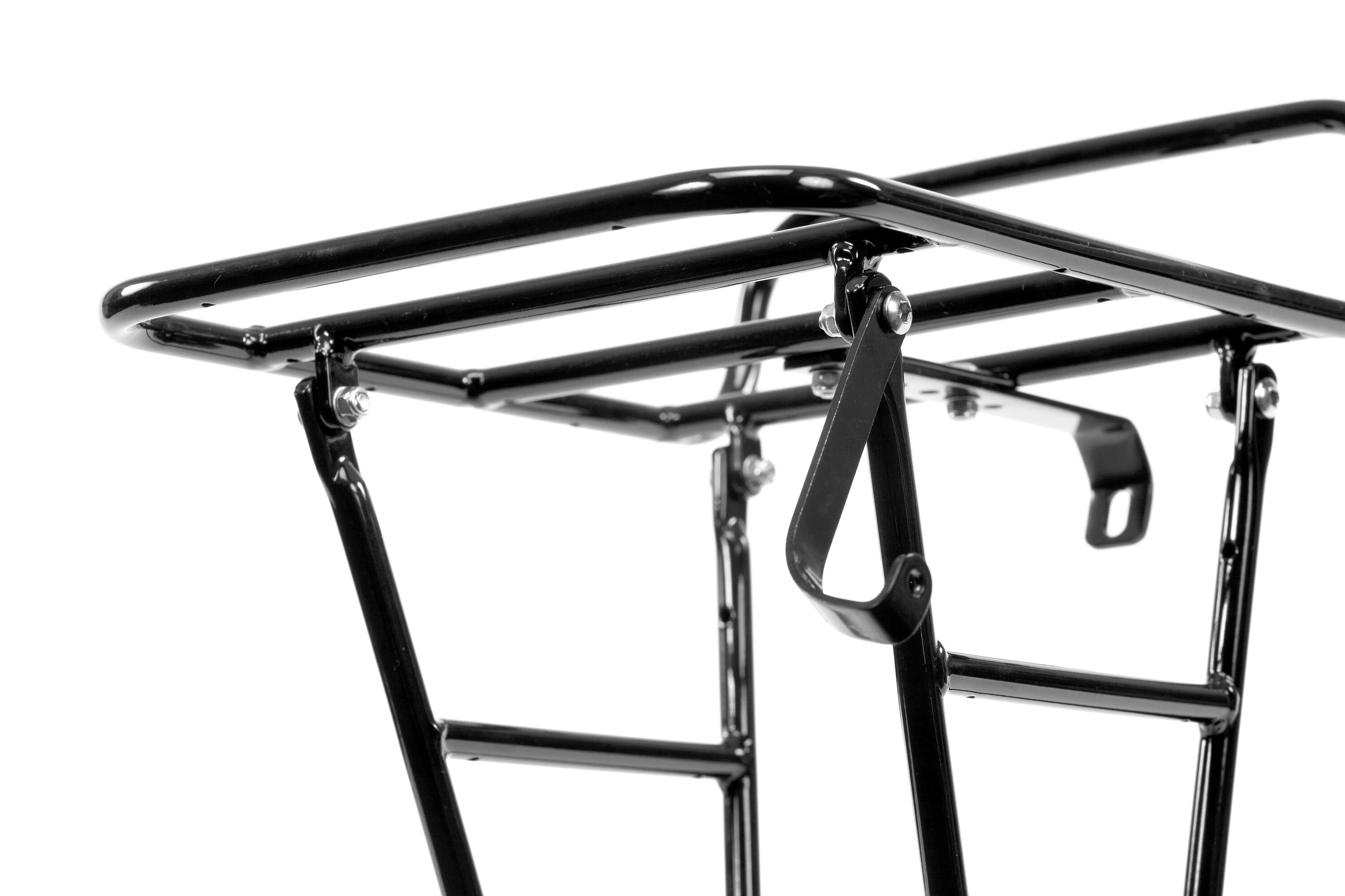 Fahrradtasche - Modell Commuter - Größe M - Vorderradgepäckträger - Edelstahl fü 3/5