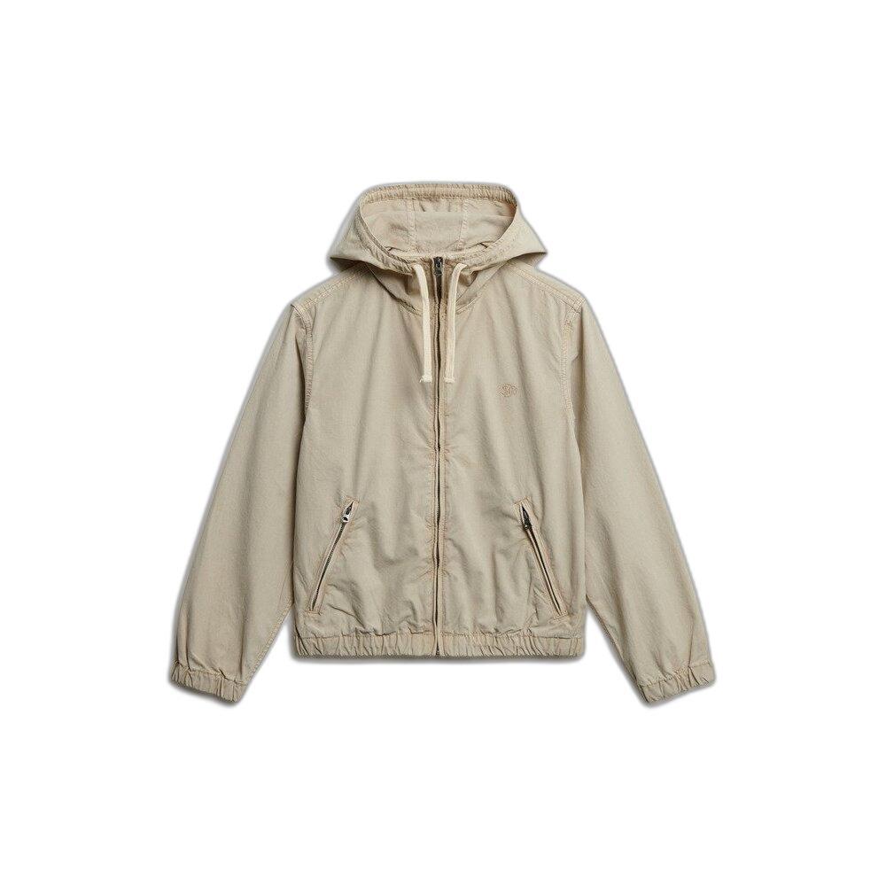 Women's washed twill hoodie Superdry