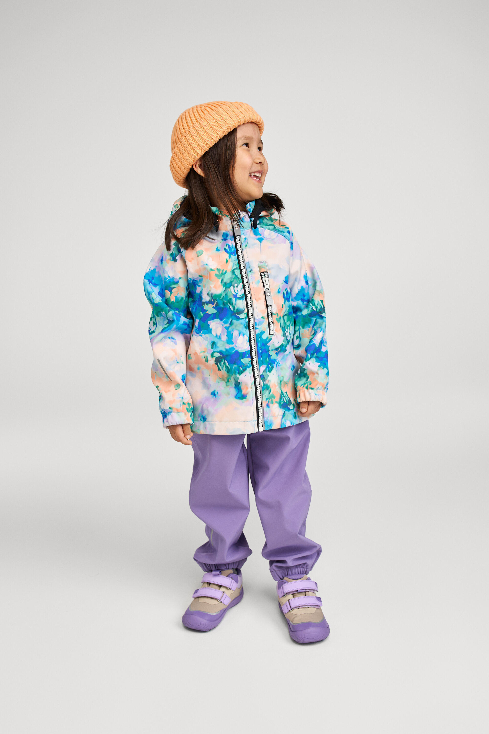 Kinder Softshell Hose Kuori Misty Violet 6/6