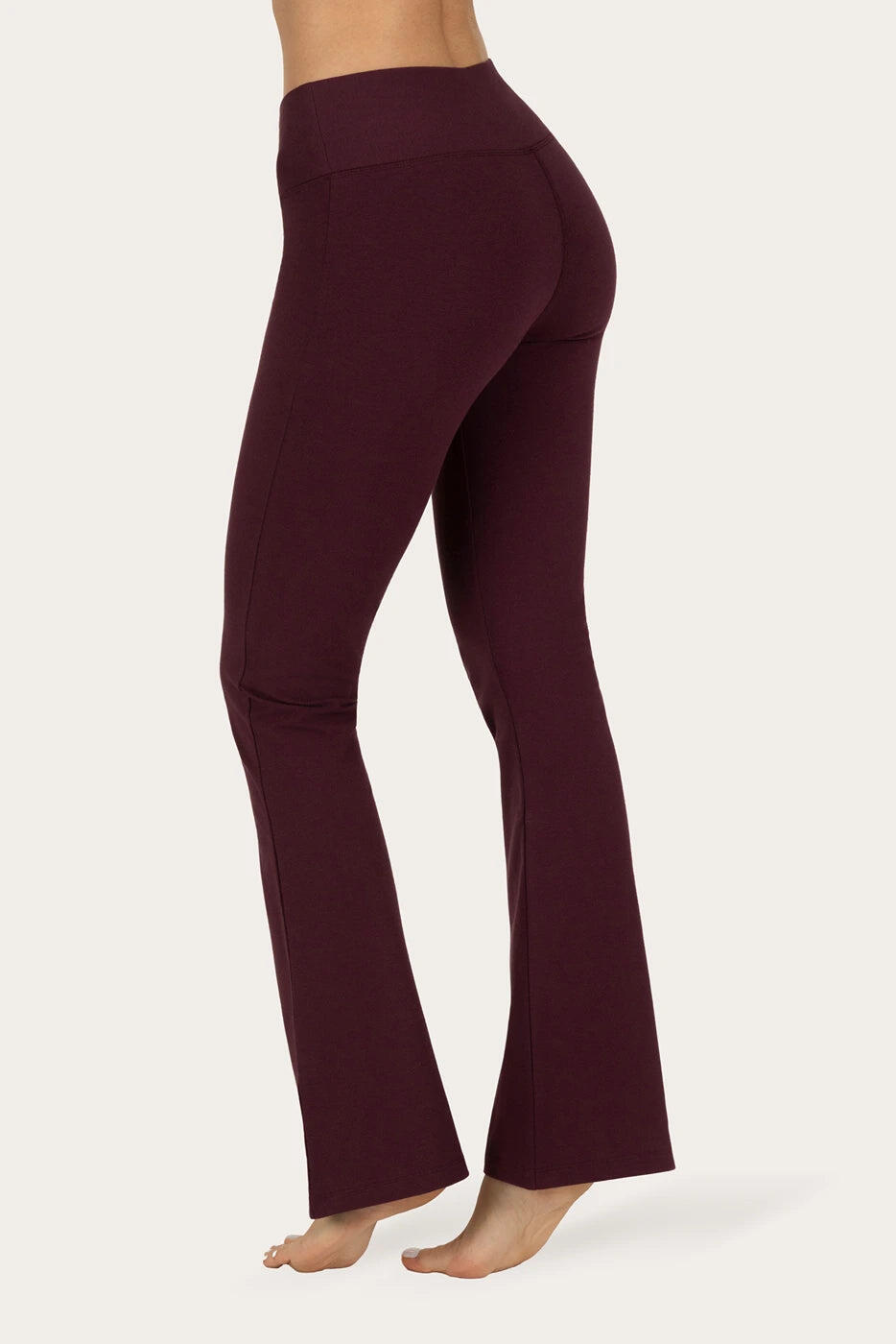Pantalon de Yoga et Lounge Anandafied avec jambes évasées sur les hanches-Violet 2/5