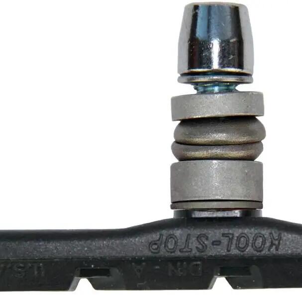 Koolstop T2 Thinline V‑brake Pads, Black — Pair (KS‑TLTB).