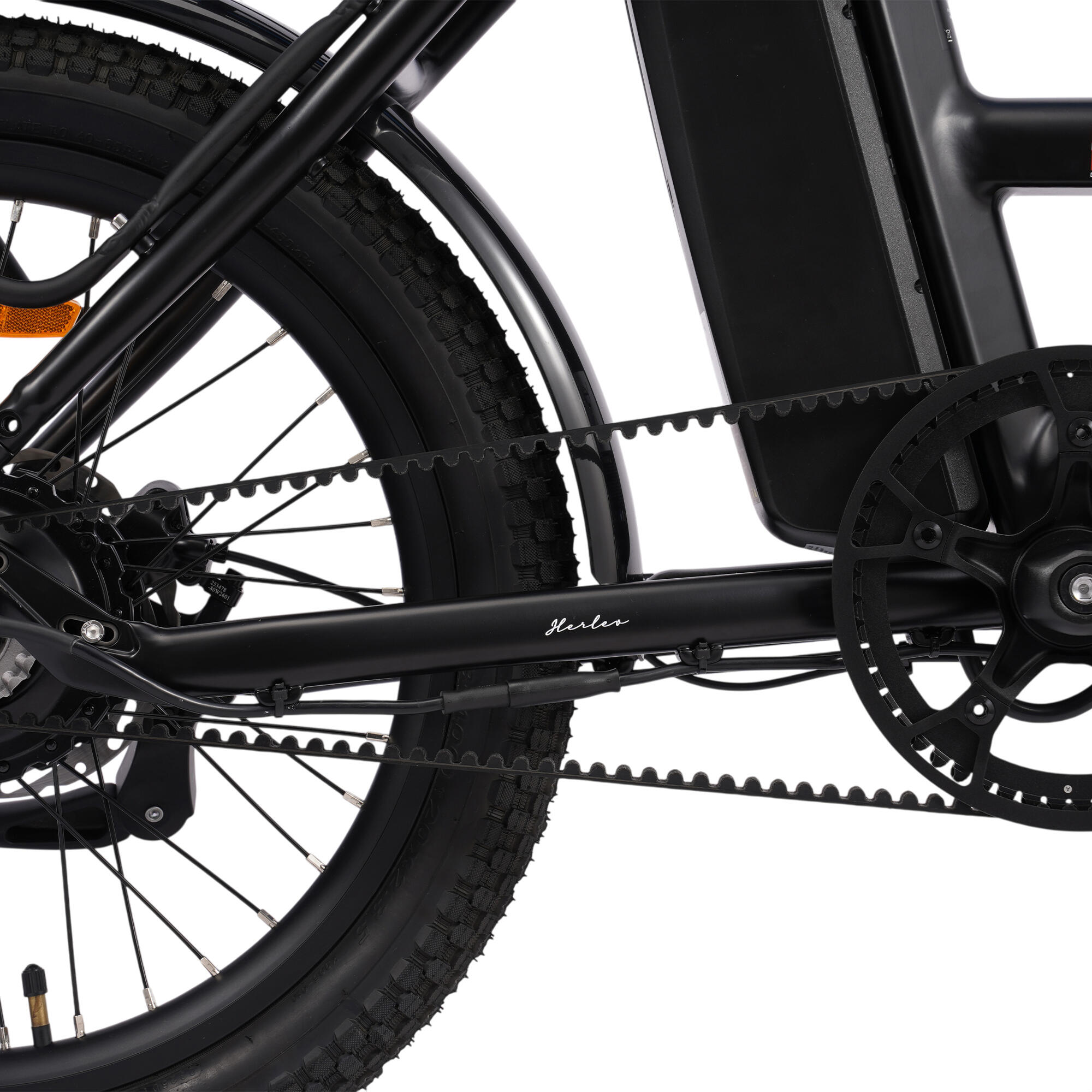 Herlev Auto 2026 Vélo Électrique Ville, 3 Vitesses Auto, Courroie – Noir 2/7