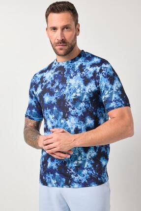 Hommes T-shirt à manches courtes imprimé all-over collection Fitness
