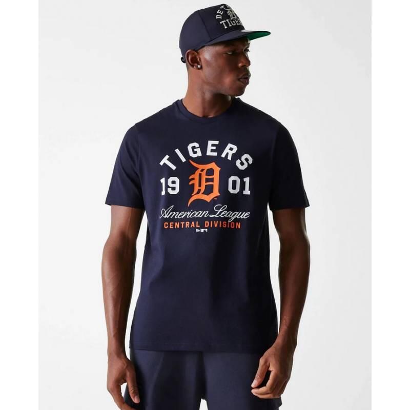 T-Shirt MLB Detroit Tigers New Era Wordmark bleu marine 1/3