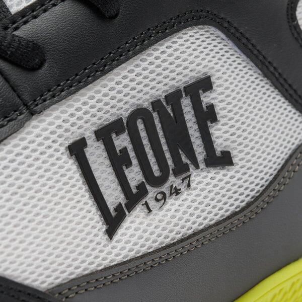 Bota de Boxe Leone1947 PREMIUM Preto e Lima Tamanho 41 6/7