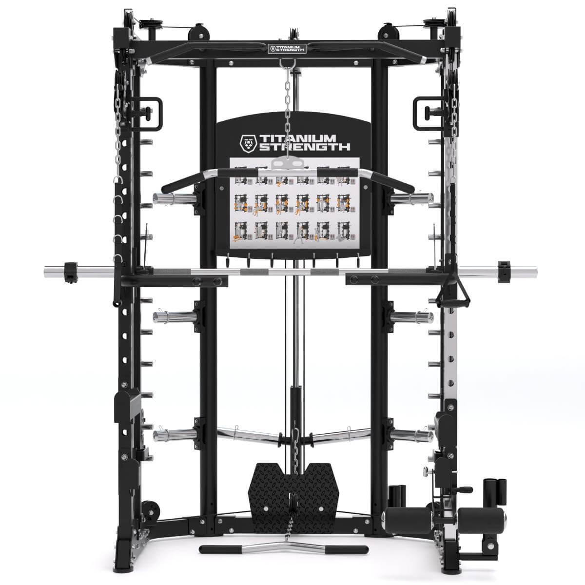 All-in-One Trainer - Doble Polea, Multipower y Power Rack R100 Titanium 2/5