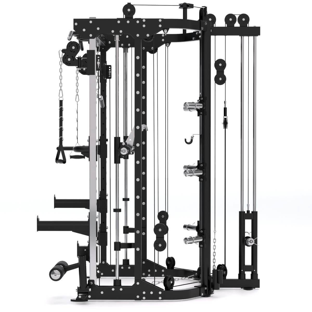 All-in-One Trainer - Doble Polea, Multipower y Power Rack R100 Titanium 5/5