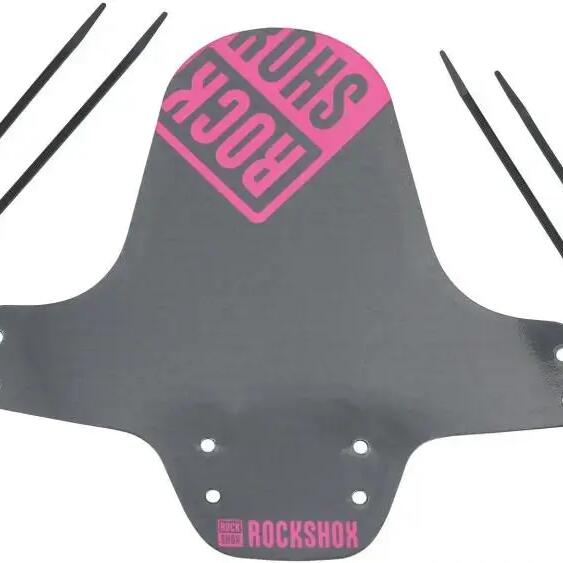 RockShox Clip-On Front Fender – Black/Magenta