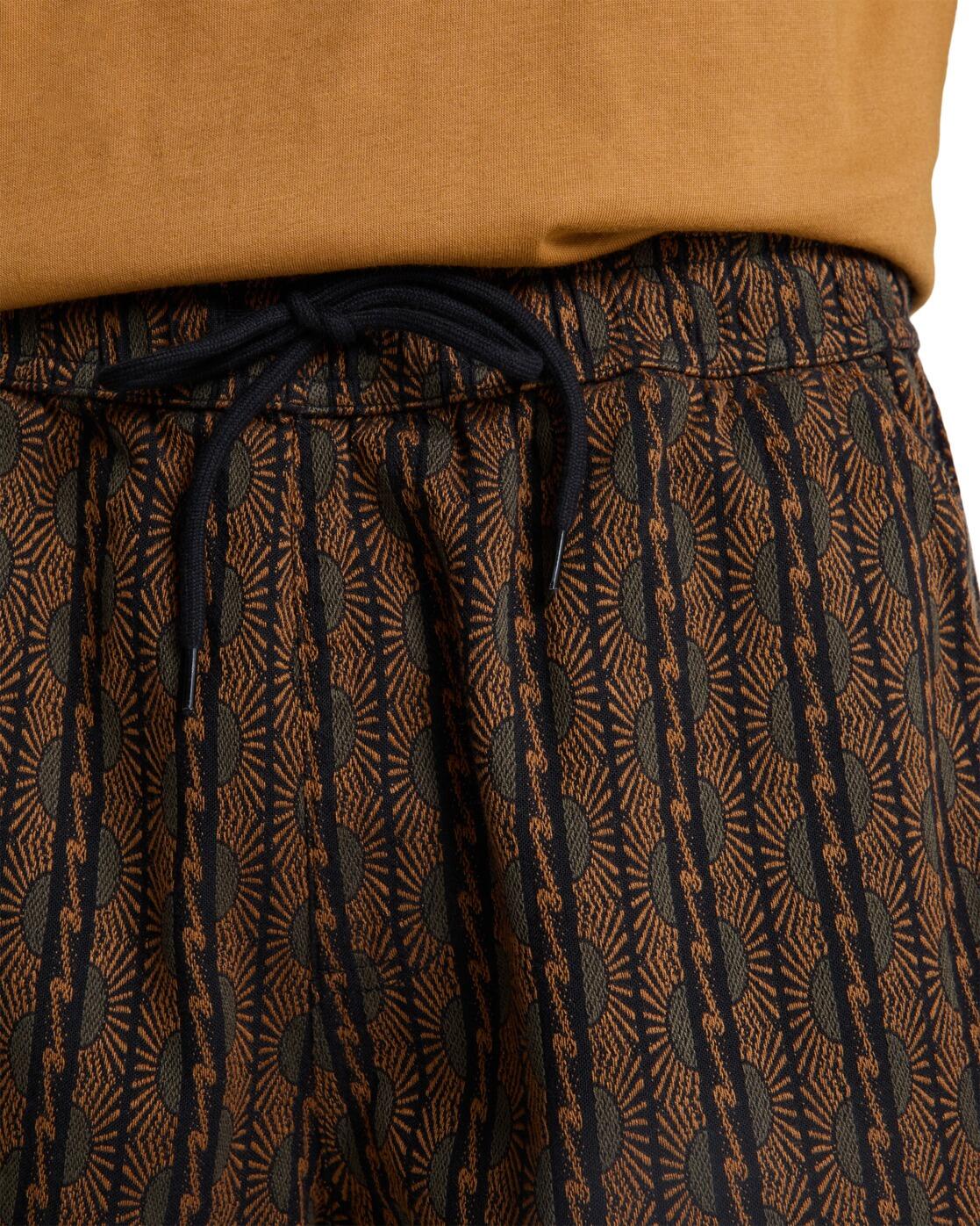 Elastische Shorts TAXER JACQUARD HORIZONS Schwarz Herren 4/4