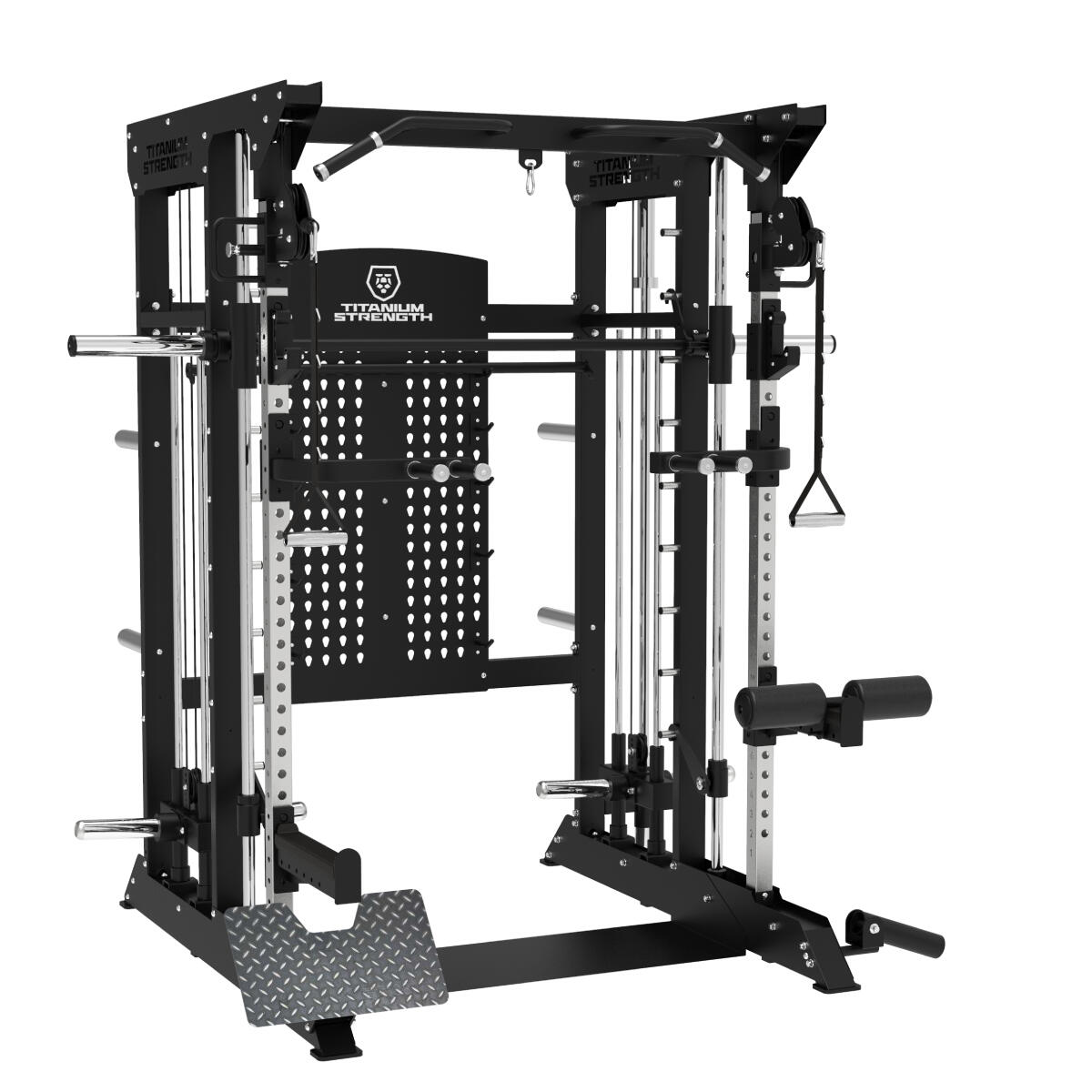 B100 V4 Máquina Smith, Multipower, Rack + Poleas Titanium 2/5