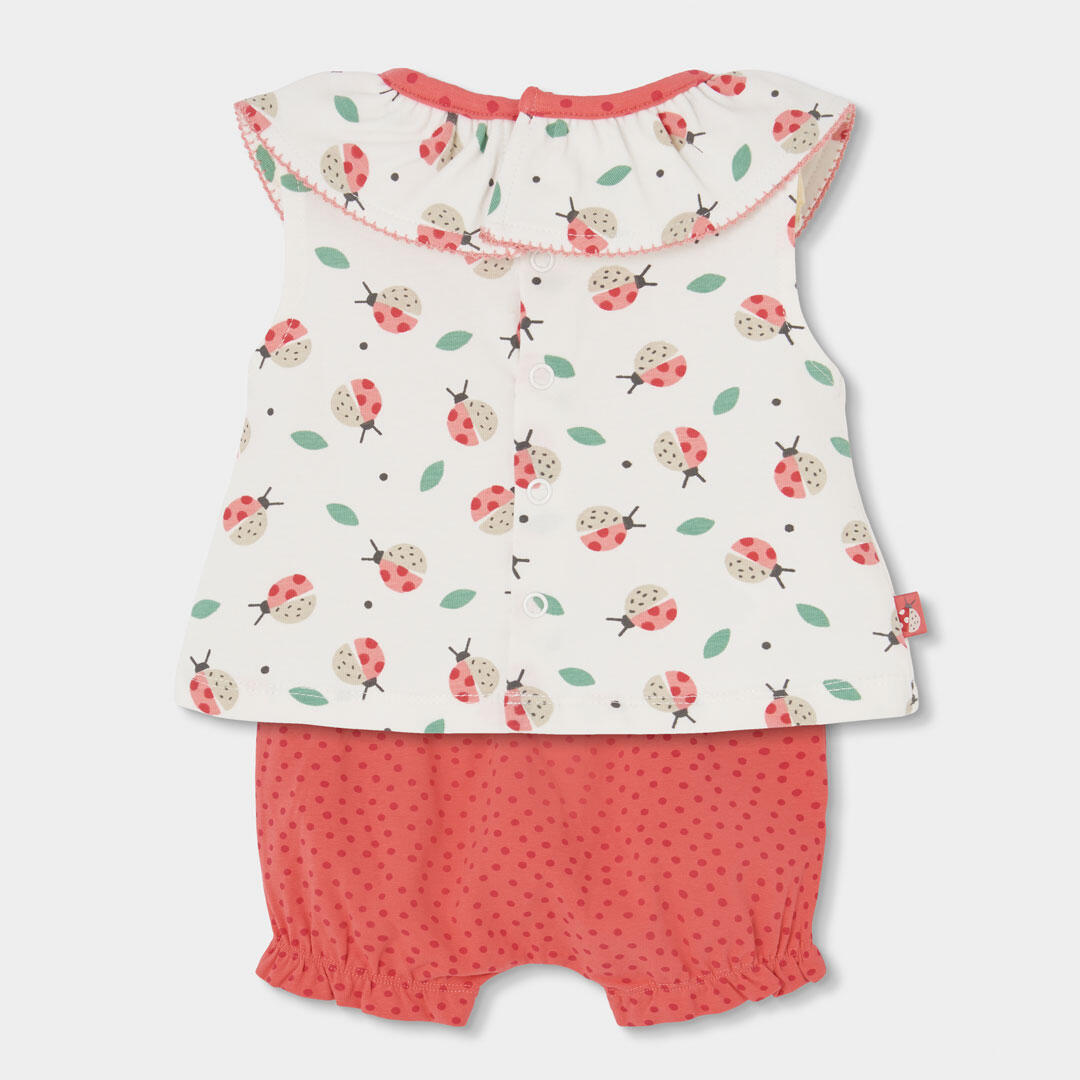 Conjuntos de verano de gimnasia bebé niña boboli multicolor 2/7