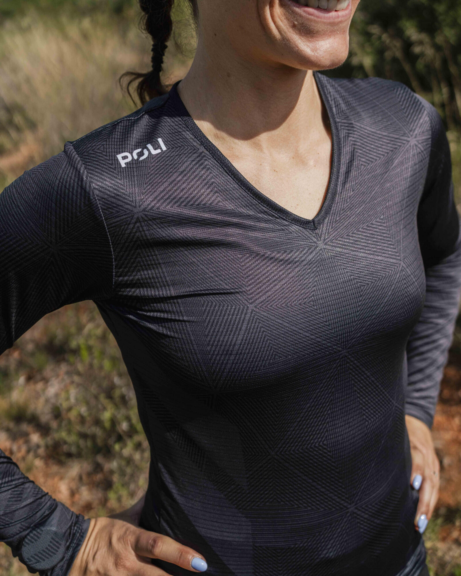Camiseta ajustada mujer running FRACTAL 3/6