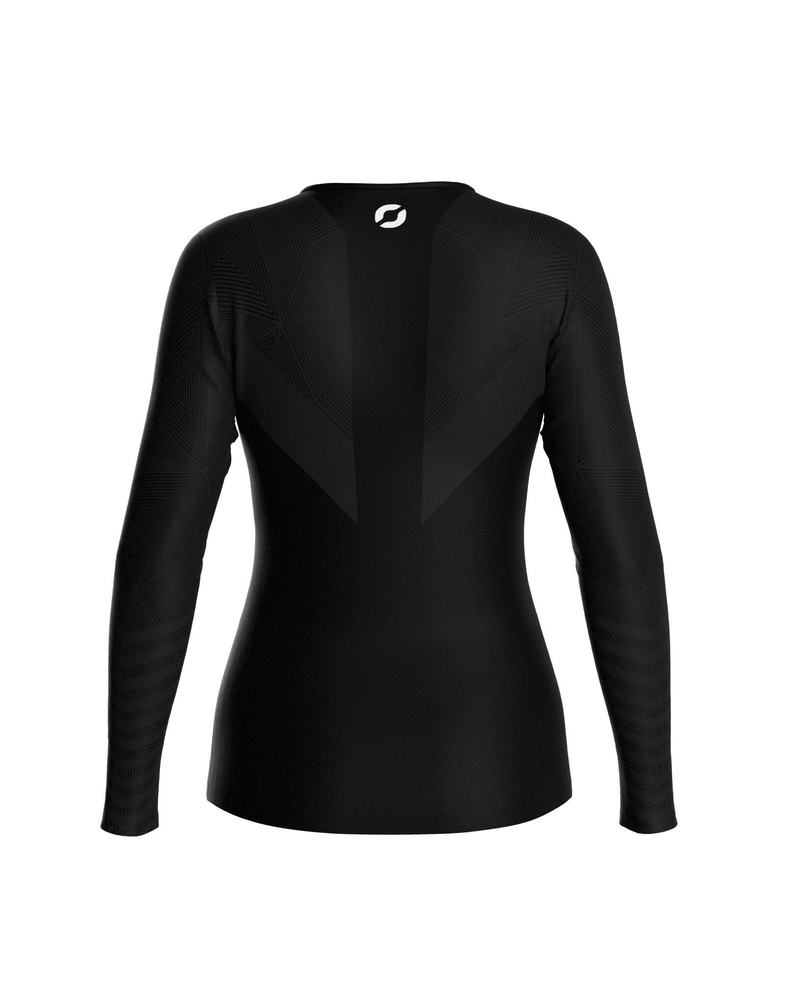 Camiseta ajustada mujer running FRACTAL 5/6