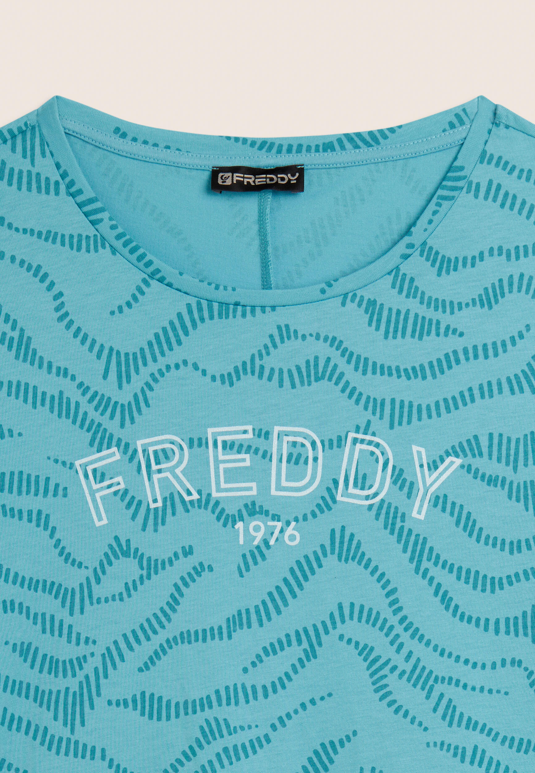 T-shirt Stampata con Logo FREDDY 1976 3/3