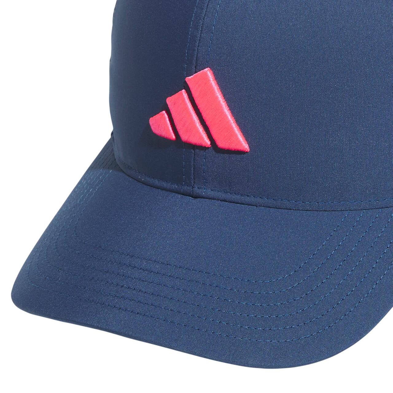 Boné Adidas Women's Tour Badge, Boné de golfe feminino, azul/fúcsia 2/4