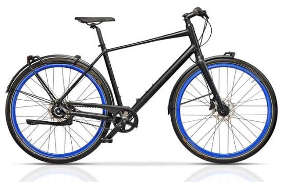 28" Herren Urban Fahrrad Trekking Citybike TRAFFIC GATES CARBON DRIVE BELT 8 x