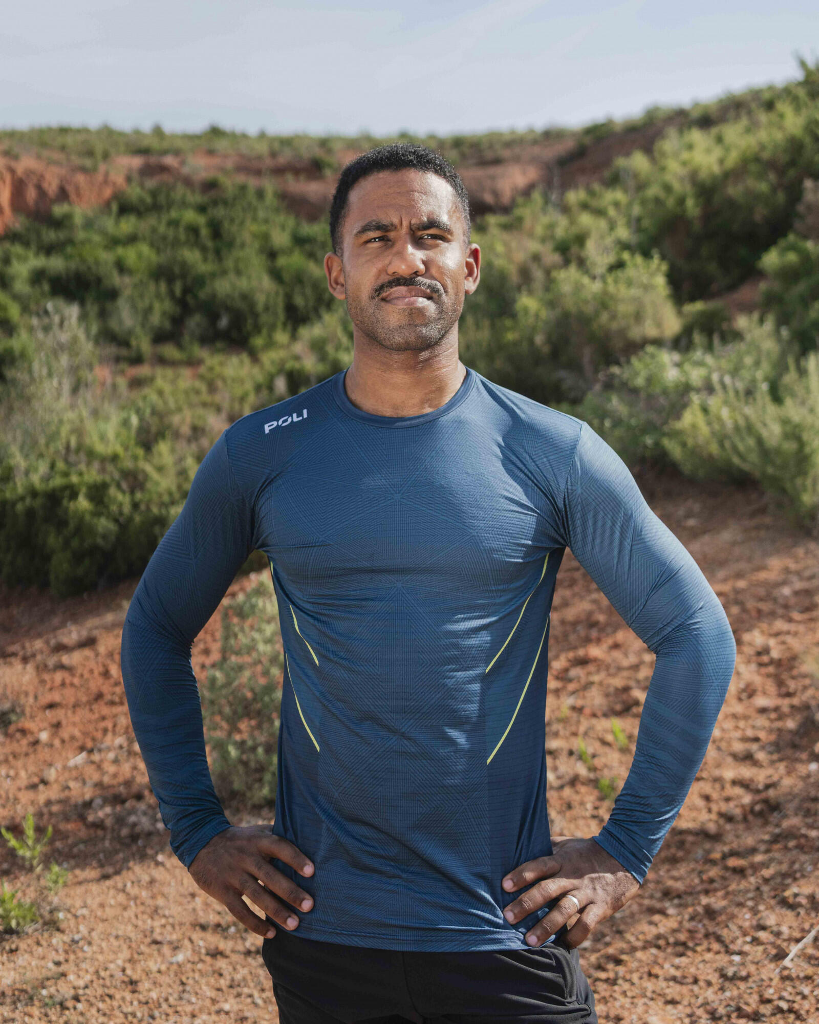 Camiseta ajustada hombre running FRACTAL 2/6