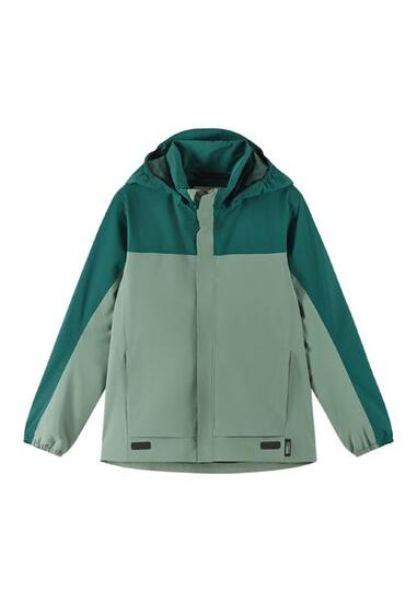Giacca da pioggia per bambini tec Salmi colore beige terroso