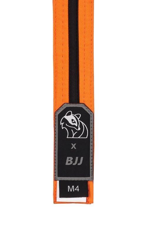 Centura BJJ Juniori DAX SPORTS Portocaliu/Negru