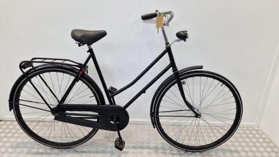 Omafiets gebruikt, zwart - 28" - terugtraprem - 3m garantie