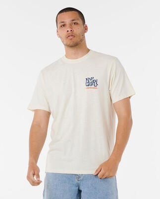 Rip curl shaper address tee - bone