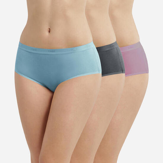 Lot de 3 Boxers Femme Les Pockets Coton