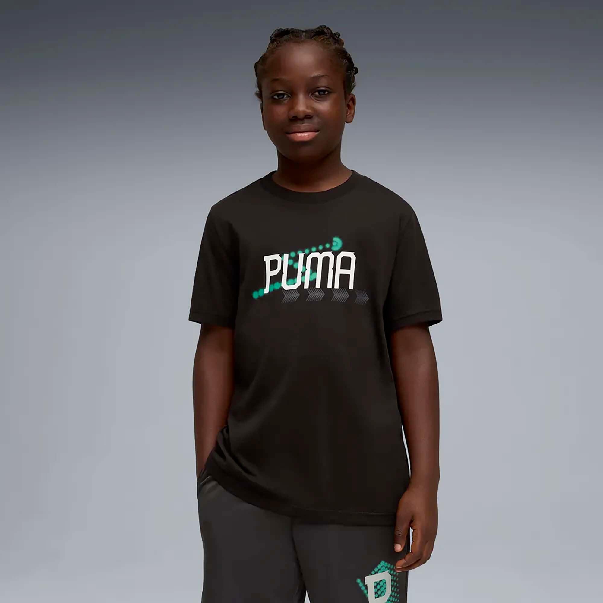 T-Shirt Puma Active Sports Big Graphic Tee B Junior 2/4