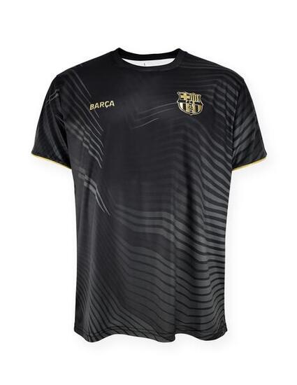 Dres treningowy dla dzieci FC Barcelona 2025/26 – czarno-złoty – rozmiar