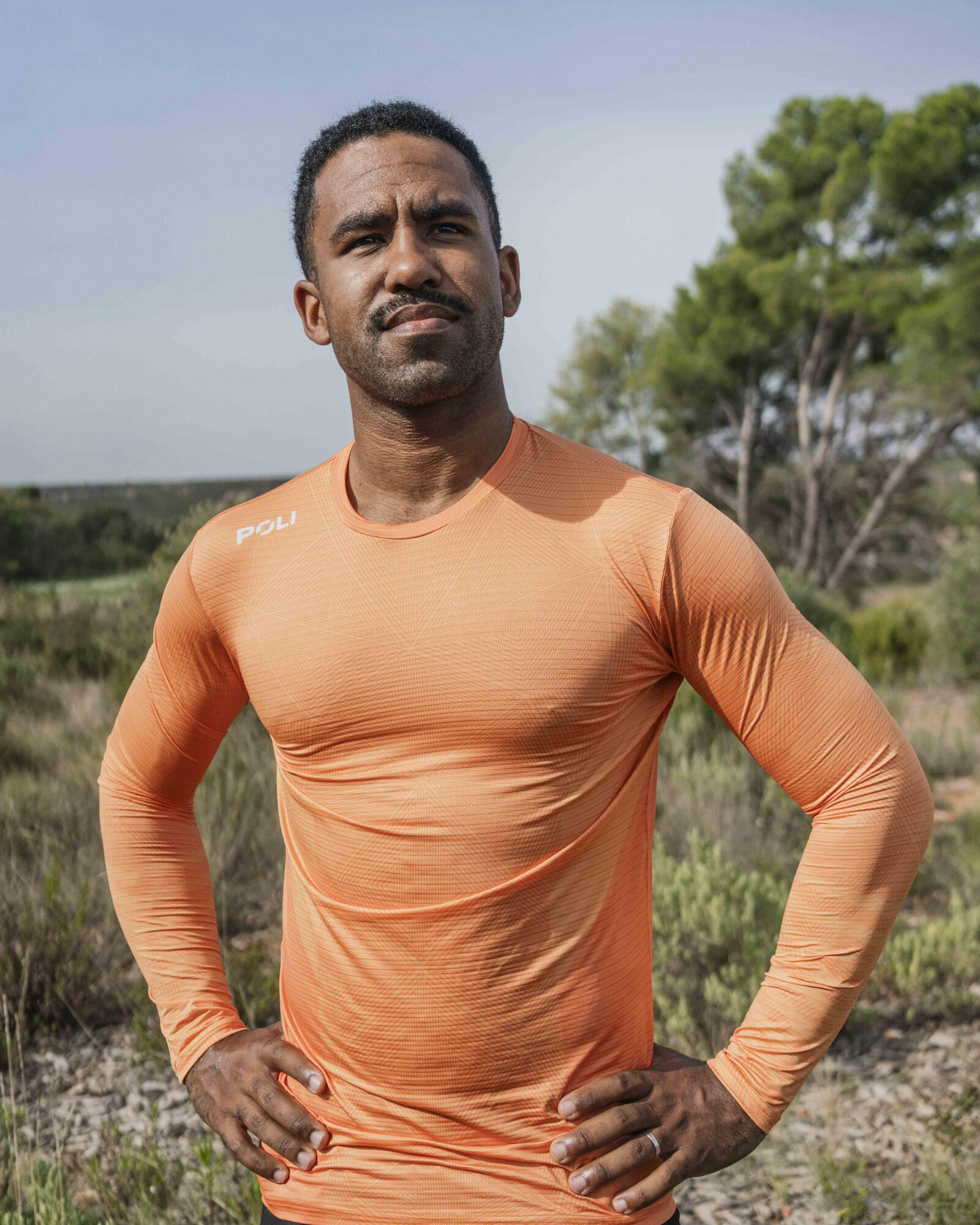T-shirt homme ajusté running FRACTAL 2/6