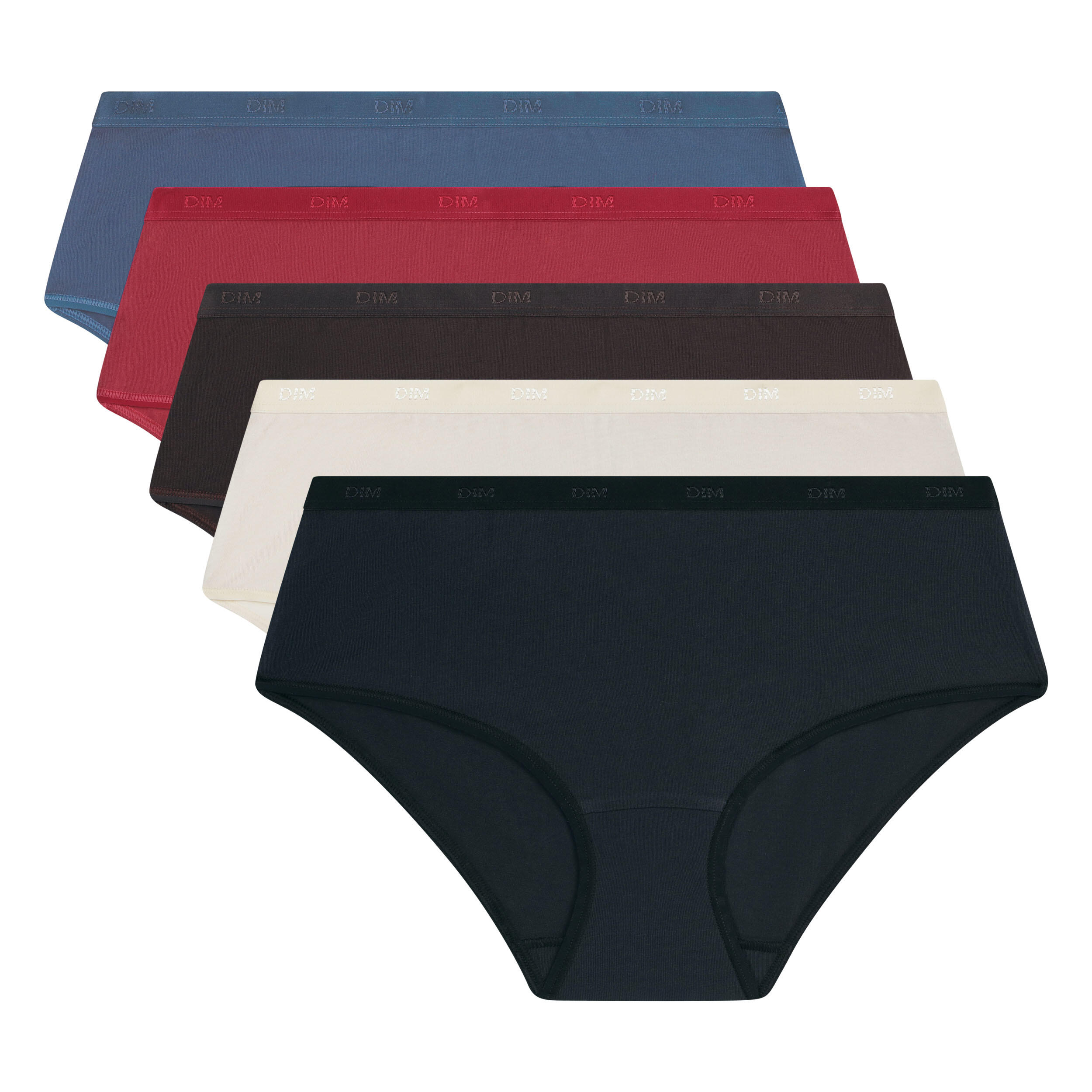 Lot de 5 Boxers Femme Les Pockets Coton 3/3