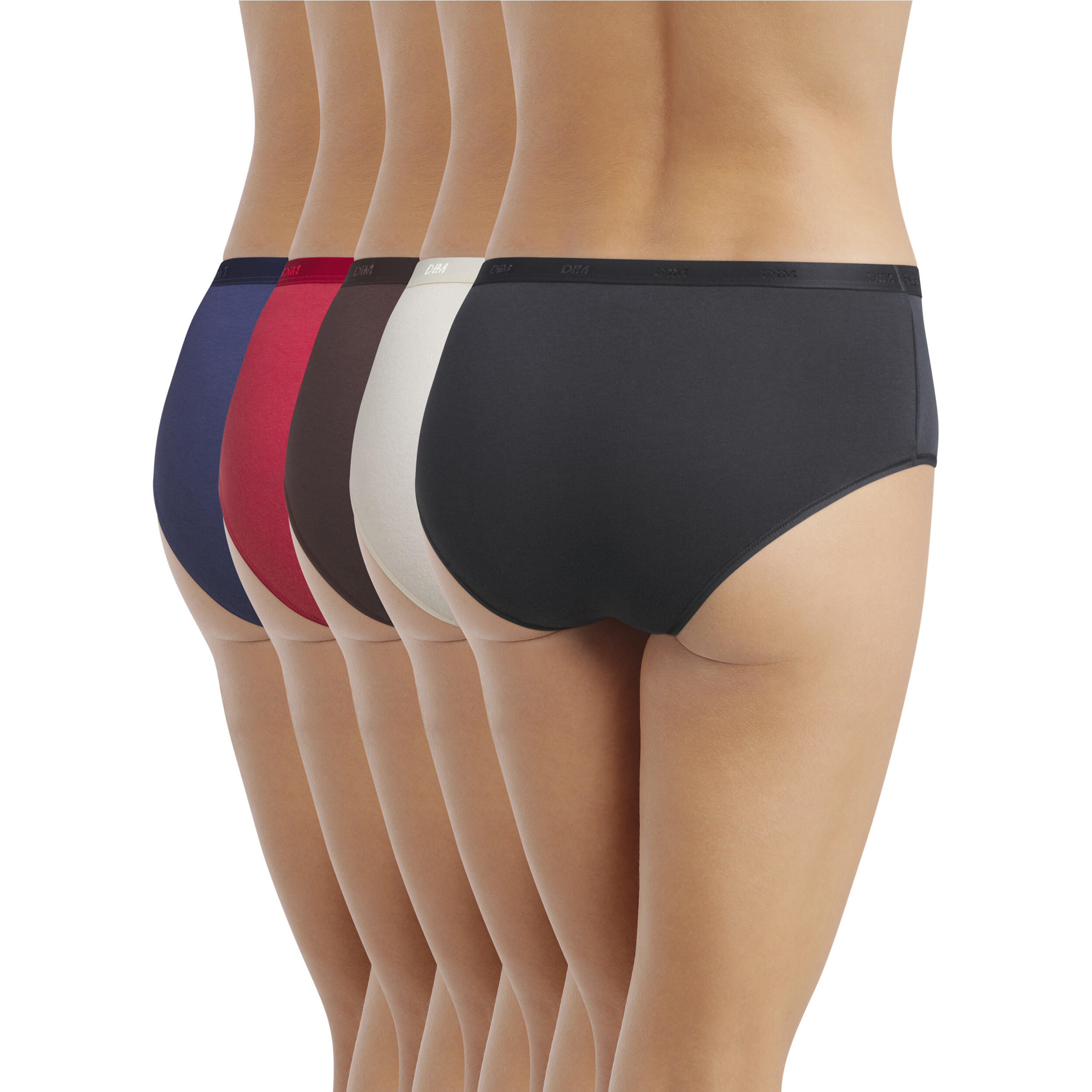 Lot de 5 Boxers Femme Les Pockets Coton 2/3