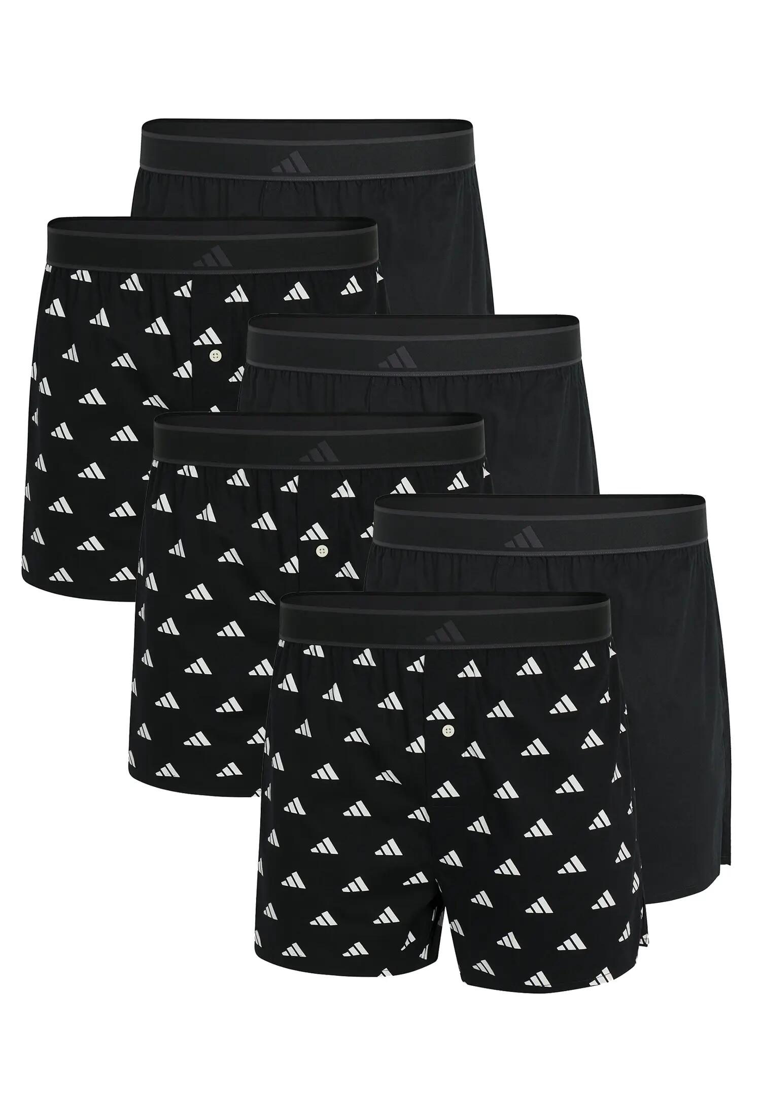 Adidas Basic Boxer Woven Men Herren Unterhose Shorts Unterwäsche 6er Pack 1/5