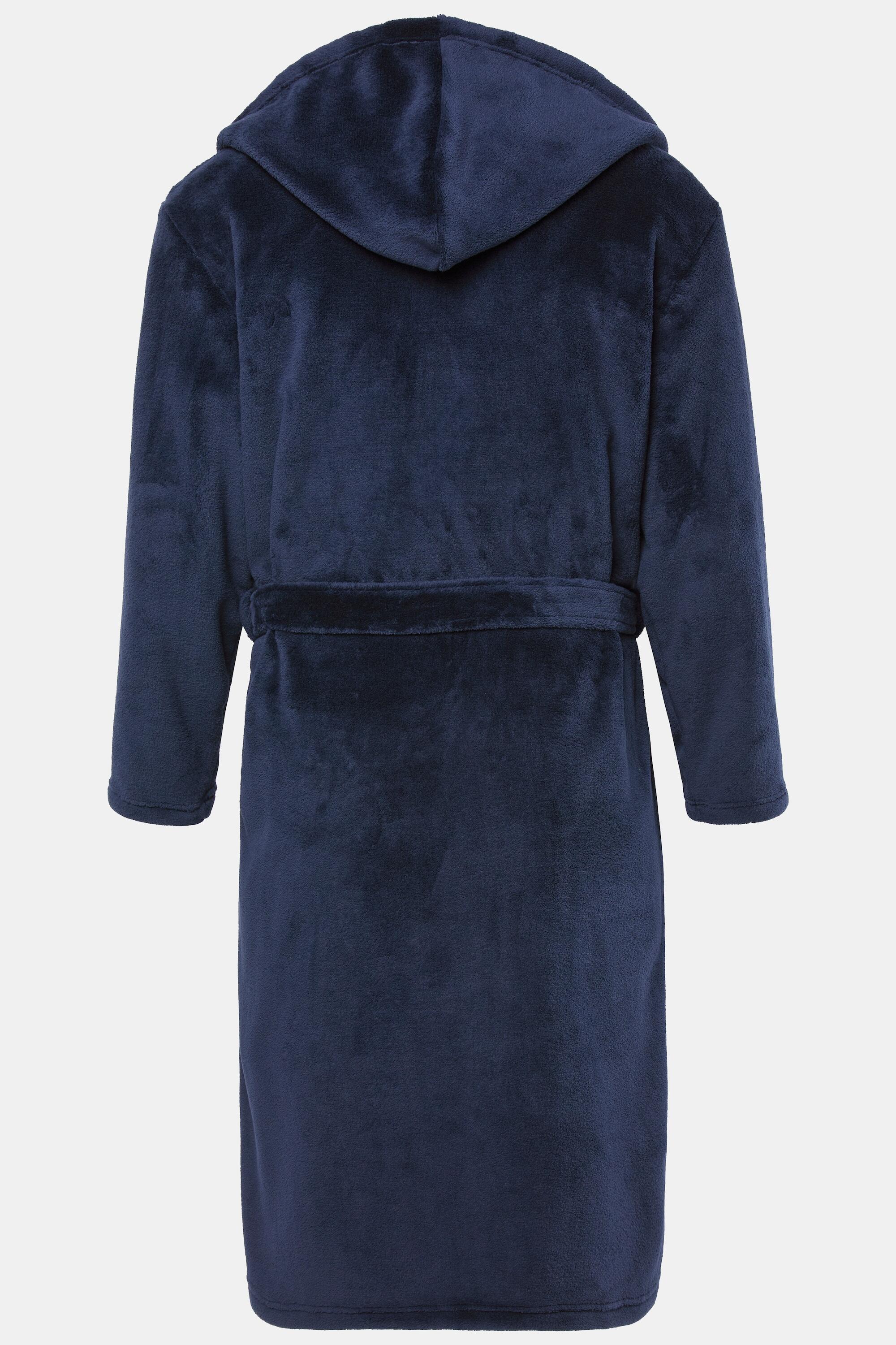 Herren Bademantel Homewear Mikrofaser Bindegürtel 4/4
