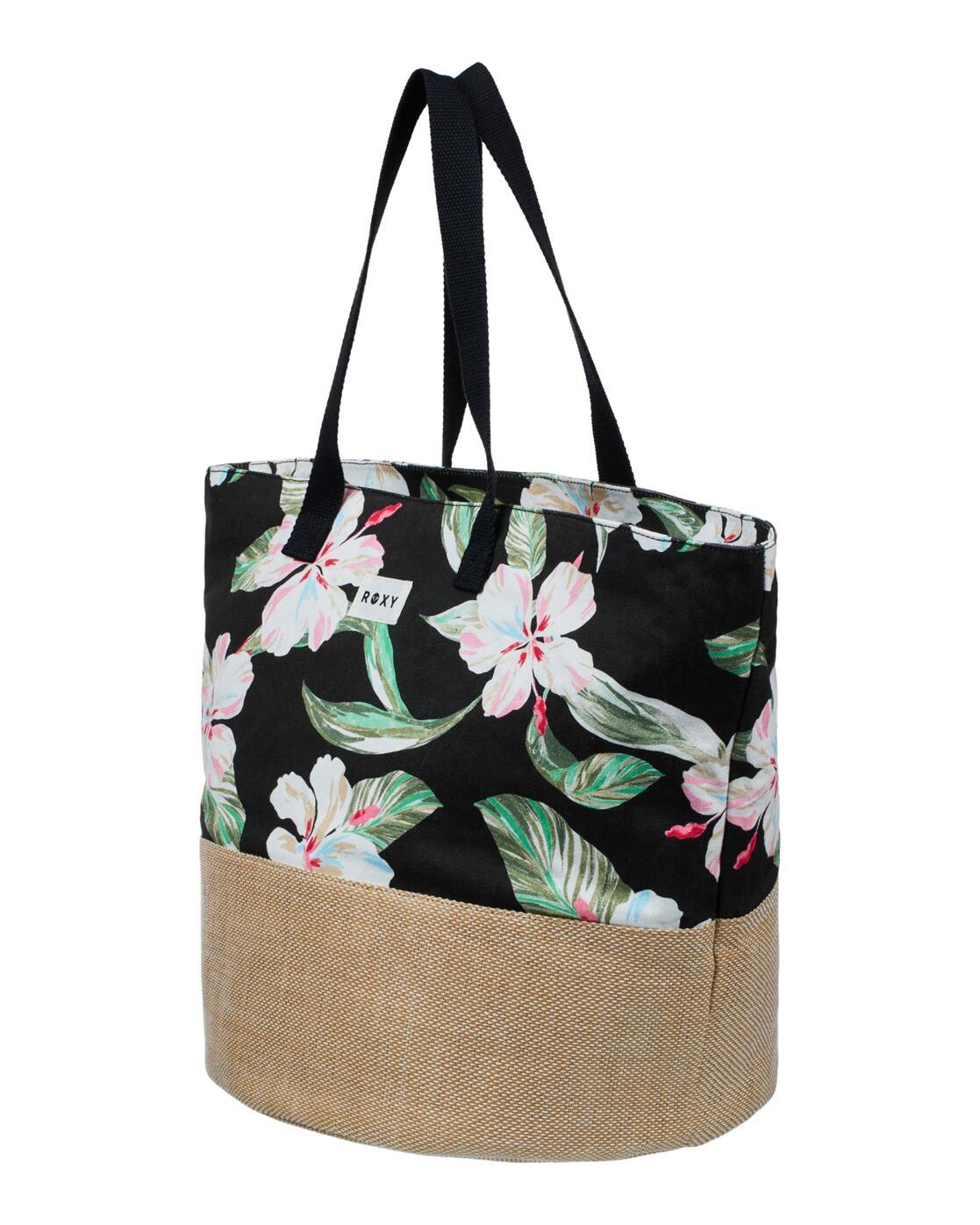 Bolsa de Playa con Asas WAIKIKI LIFE Negro Mujer 3/4