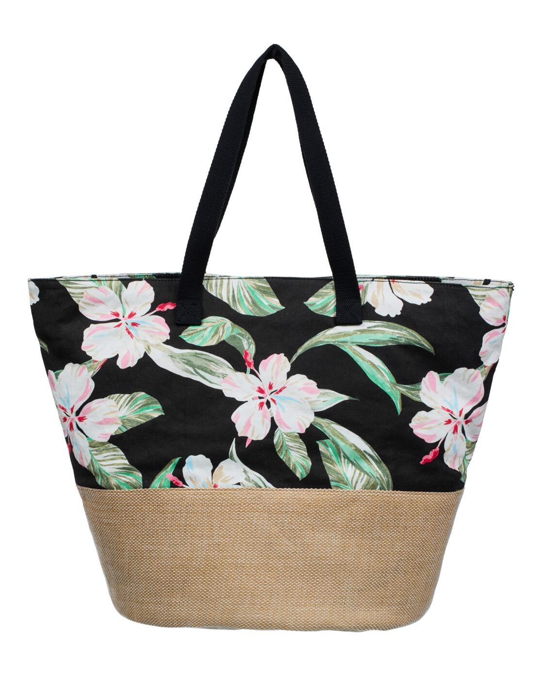 Bolsa de Playa con Asas WAIKIKI LIFE Negro Mujer 4/4